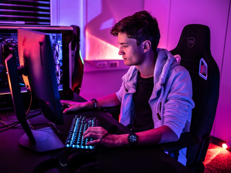 Players at a live tournament bracket